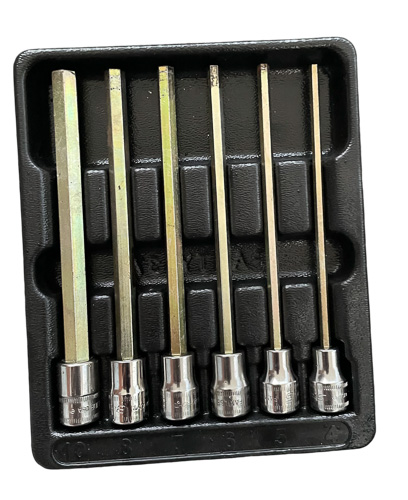 Snap-On Long Hex Allen Key Bit Socket Set