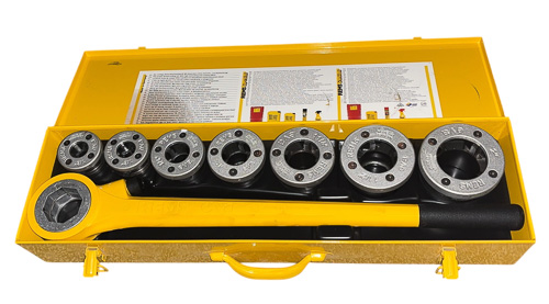 REMS Manual Ratcheting Pipe Threader and Die Set