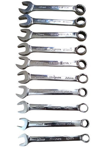 Snap-On Flank Drive Combination Wrench Set